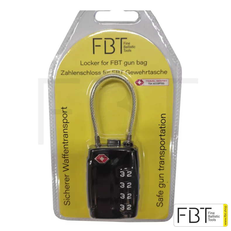 Combination lock TSA007 for FBT gun case