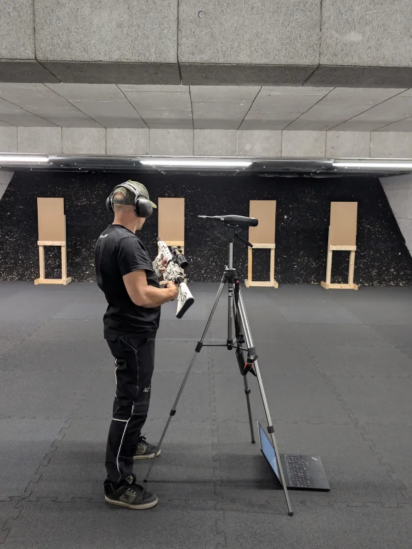 Silencers for firearms | General tips and care instructions for a long service life 2 Shooting range silencer test INCA