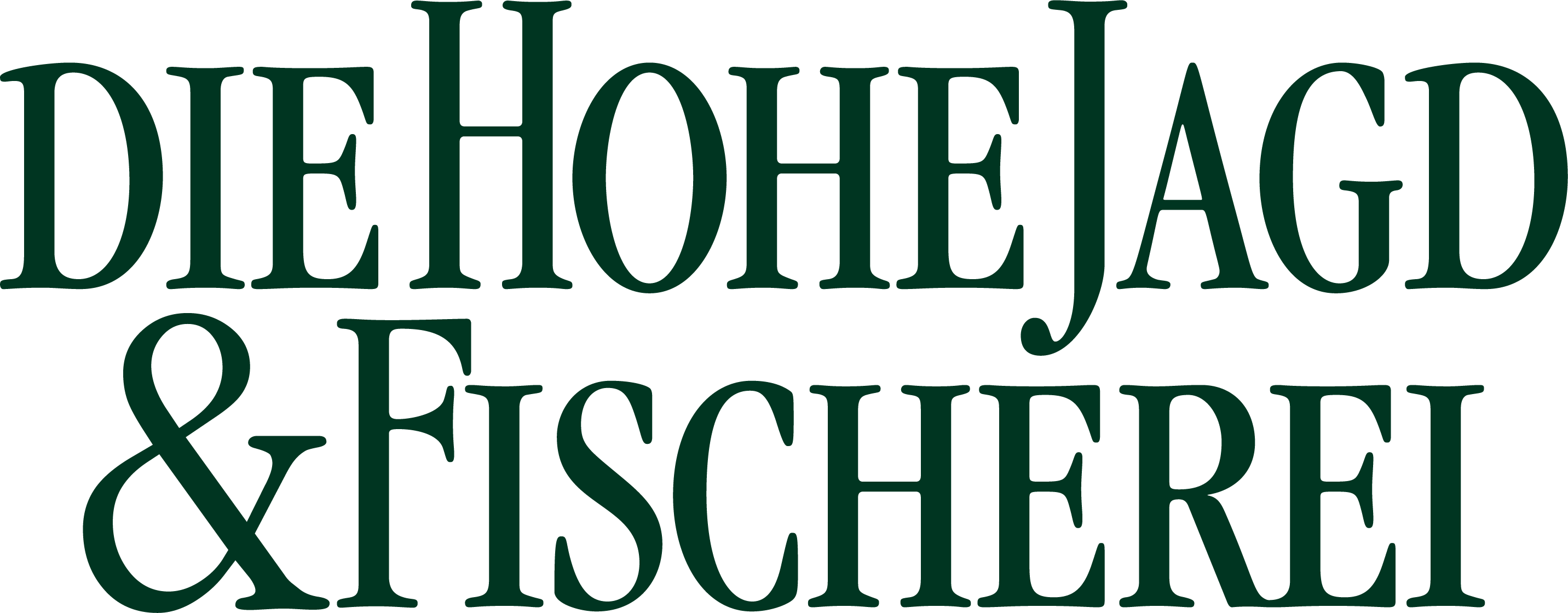 High hunting and fishing logo
