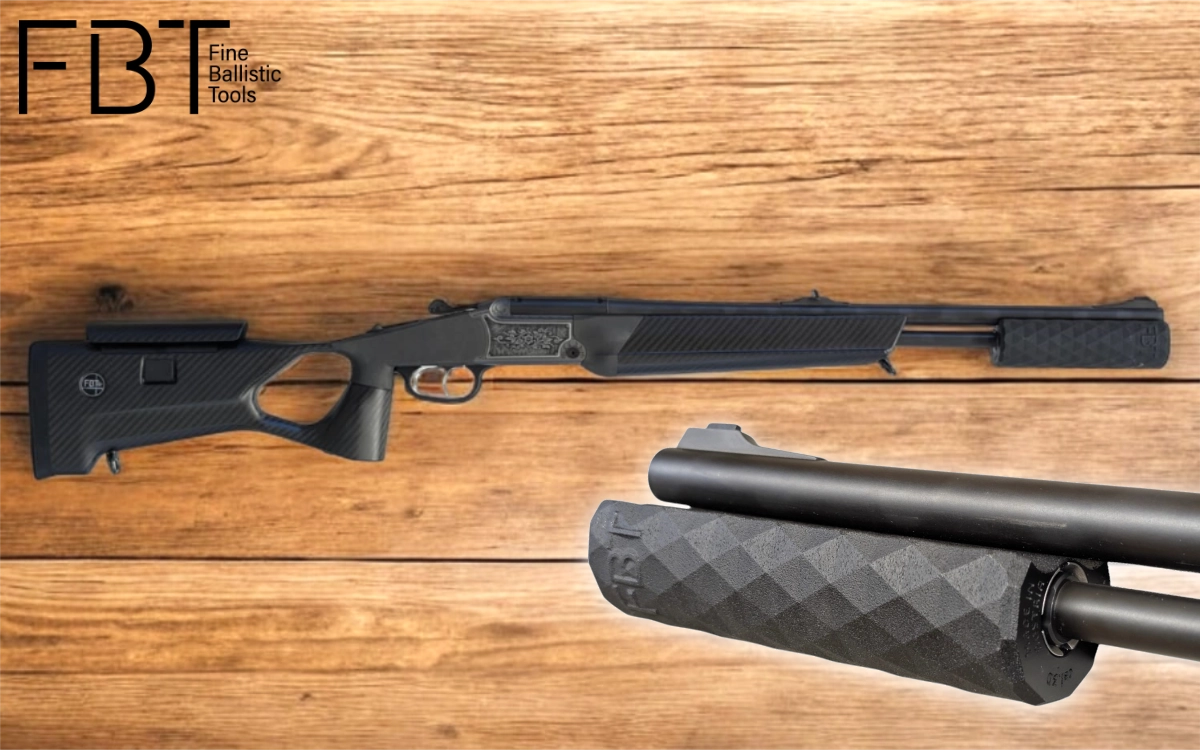 Blaser BBF 95 with UNIC carbon fibre stock +INCA HOT BB50Ti system silencer