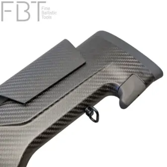 Blaser R8 Waffe | UNIC SuperErgo Carbonschaft von FBT - Detail J-Hook