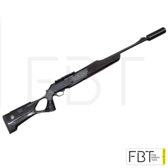 Browning BAR MK3 9.3×62 rifle with silencer + UNIC carbon stock in High Glossy Black