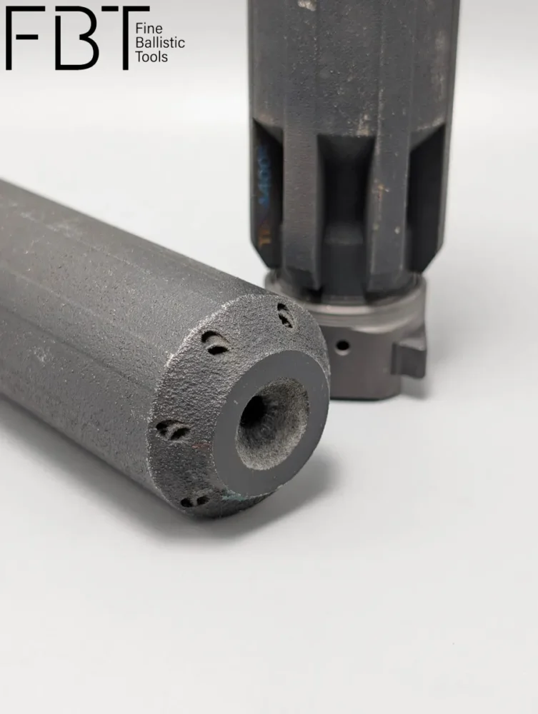 INCA TAC silencer after 10,000 shots from Steyr AUG