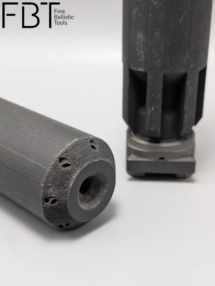 INCA TAC silencer after 10,000 shots from Steyr AUG