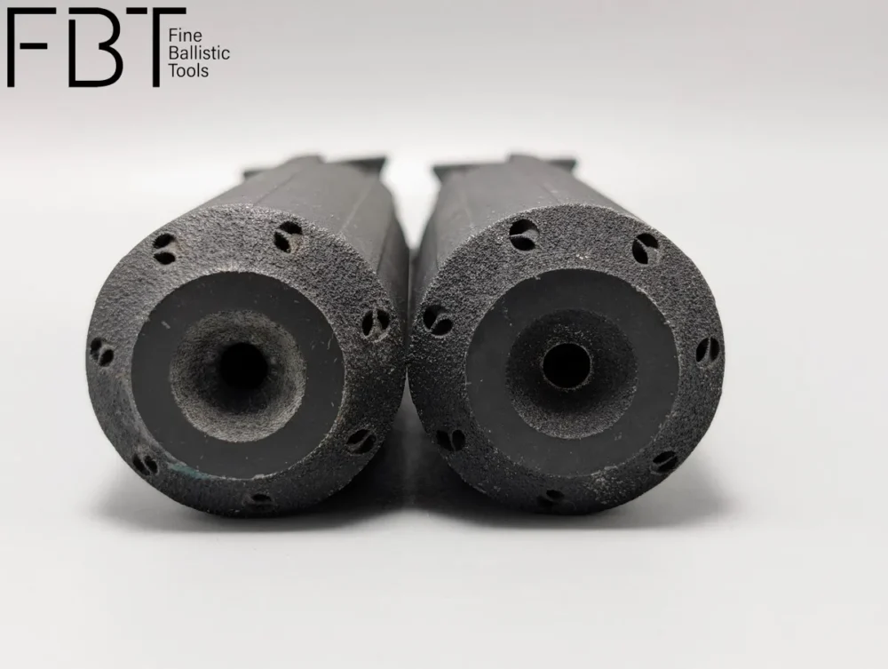 INCA TAC silencer after 10,000 shots from Steyr AUG