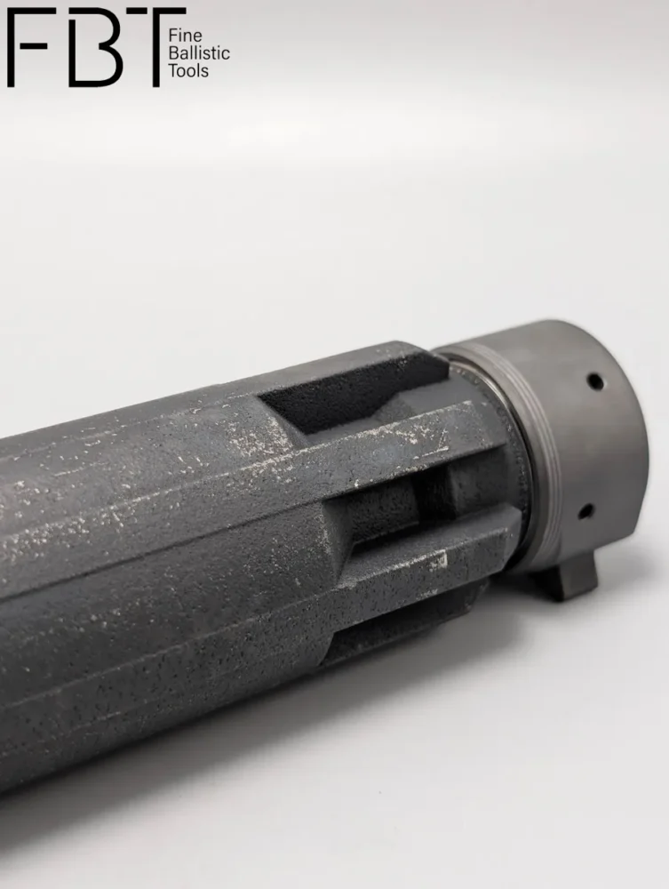 INCA TAC silencer after 10,000 shots from Steyr AUG