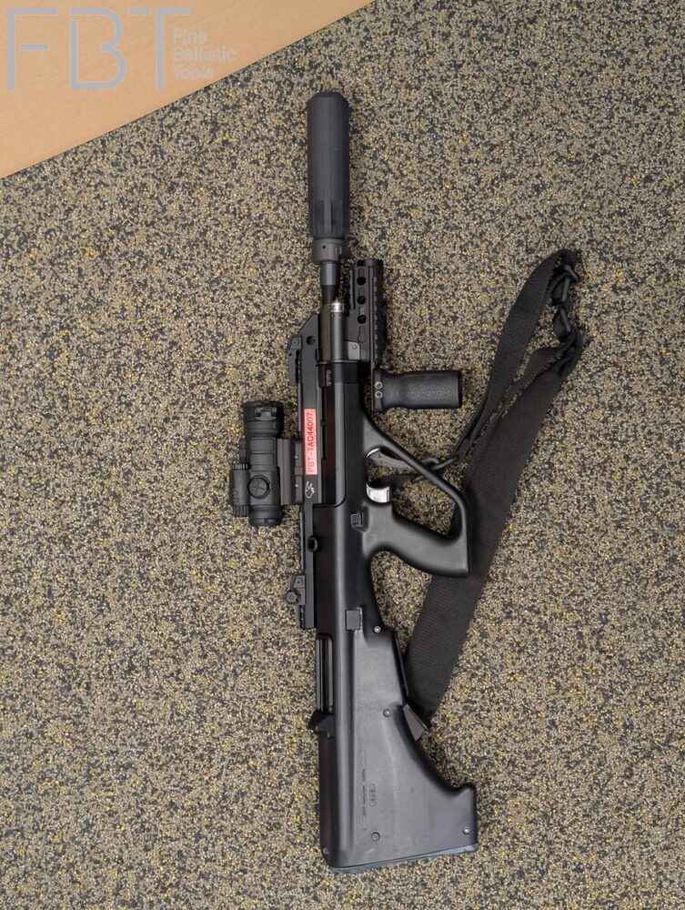Test INCA TAC silencer | Steyr AUG BMI Police Training Centre Vorarlberg